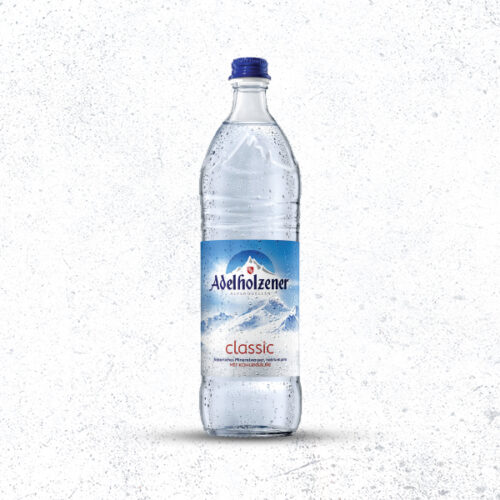 Wasser mit Kohlesaüre 0,25 / 0,75